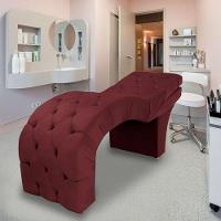 Maca Estofada Reclinável Sobrancelhas Cílios Veludo Simaria Cor:bordô - 1