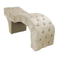 Maca Estofada Reclinável Sobrancelhas Cílios Veludo Simaria Cor:bege - 6