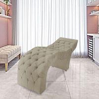 Maca Estofada Estética Cílios Salão Spa Suede Kelly Cor:bege - 2