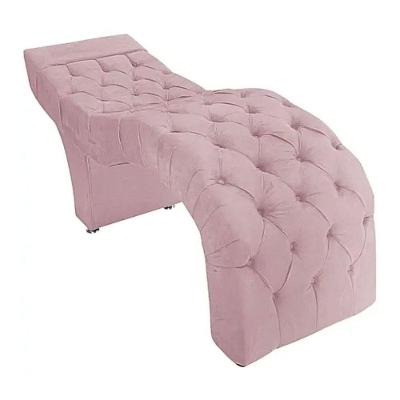 Maca Estofada Estética Cílios Salão Spa Suede ísis Cor:rosê