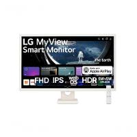 Monitor LG Myview Smart Tela IPS 32'' Fhd Webos Screen Share HDR10 Thinq Air Play 2 Bluetooth USB HDMI 32SR50F-W - 1