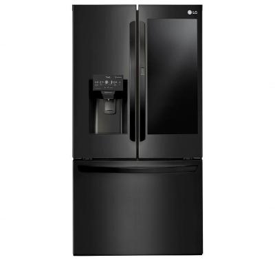 Geladeira Smart LG Inverter French Door Instaview Door-in-door 660 Litros Black Inox Thinq 220V GM-X288NQX2