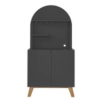 Aparador Cantinho Do Café 2 Portas Retrô Multimóveis Cr50079 Preto Preto - 5