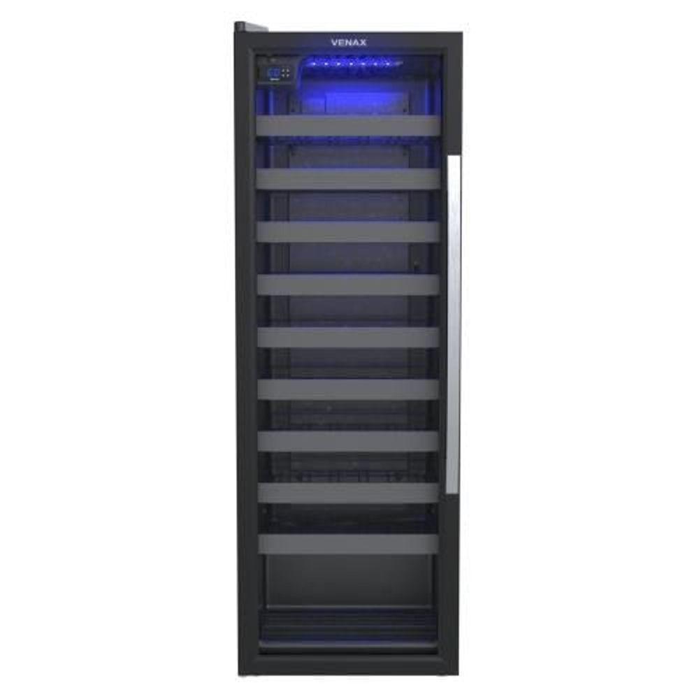 Adega Venax Para 50 Garrafas Preto Porta Invertida 127V - 1