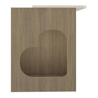 Mesa Lateral De Apoio Cama Pet 52,5cm Multimóveis Cr45237 Carvalho/off White Carvalho/off White - 3