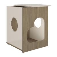Mesa Lateral De Apoio Cama Pet 52,5cm Multimóveis Cr45237 Carvalho/off White Carvalho/off White - 5