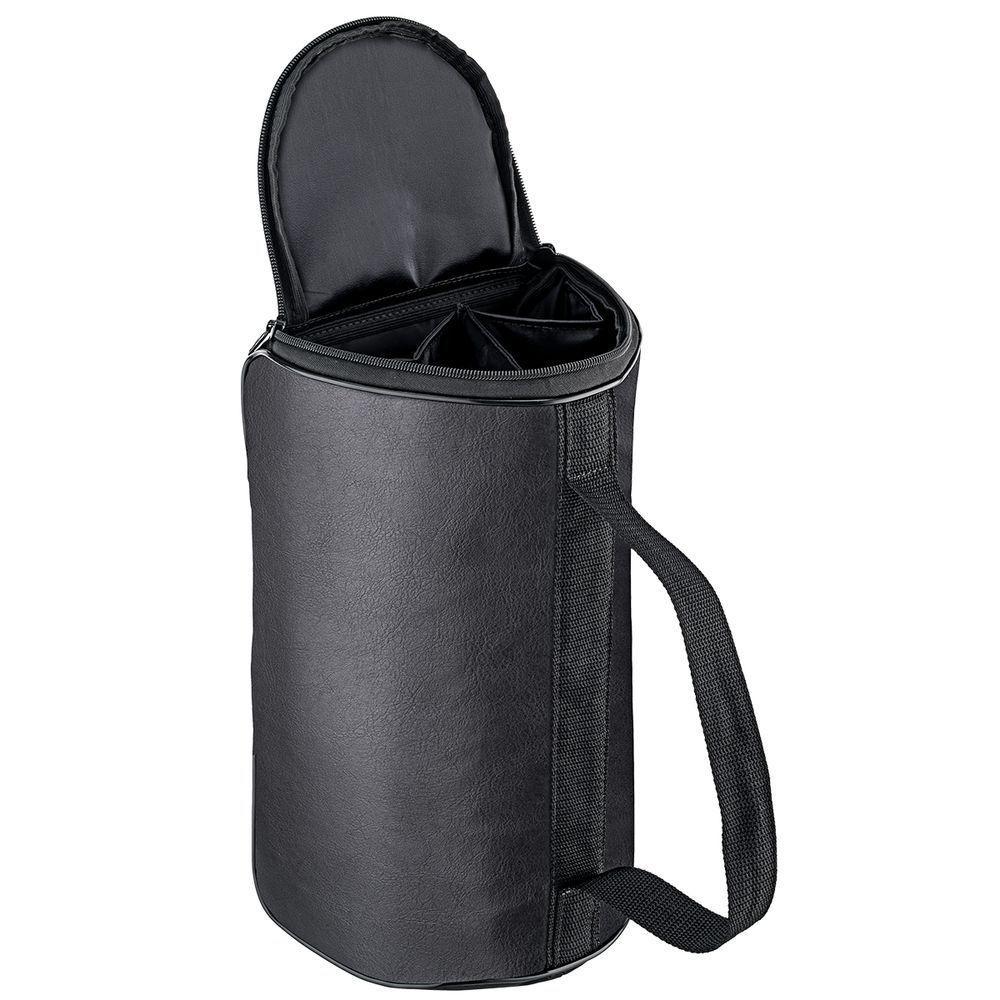 Maleta De Courino Multiuso Para 3 Garrafas De Vinho 750ml - 1