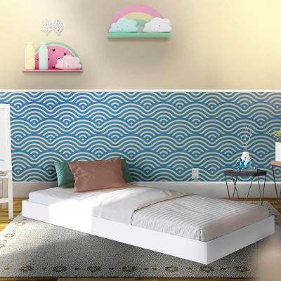 Cama De Apoio Solteiro Com Rodízios Branco Yanca Jm Móveis