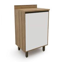 Balcão De Cozinha Confort Cinamomo Com Off White Batrol Cinamomo Com Off White - 1