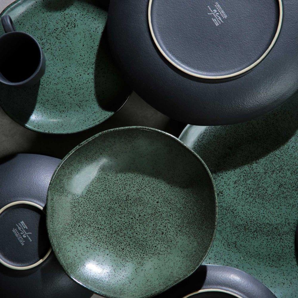 Conjunto De Pratos Fundos 06 Peças Orgânico Arauco Porto Brasil - 2