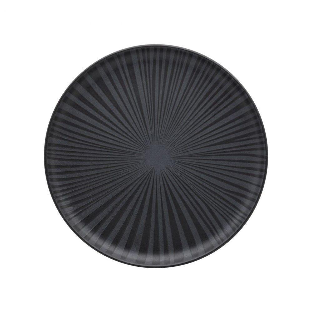 Conjunto De Pratos De Sobremesa 06 Peças Flat ônix Oxford - 2