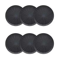 Conjunto De Pratos De Sobremesa 06 Peças Flat ônix Oxford - 1