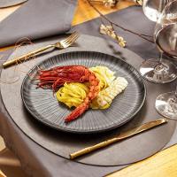 Conjunto De Pratos De Sobremesa 06 Peças Flat ônix Oxford - 3