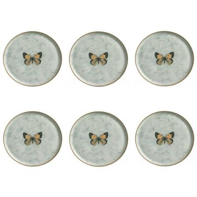 Conjunto De Pratos Rasos 06 Peças Bio Animália Porto Brasil