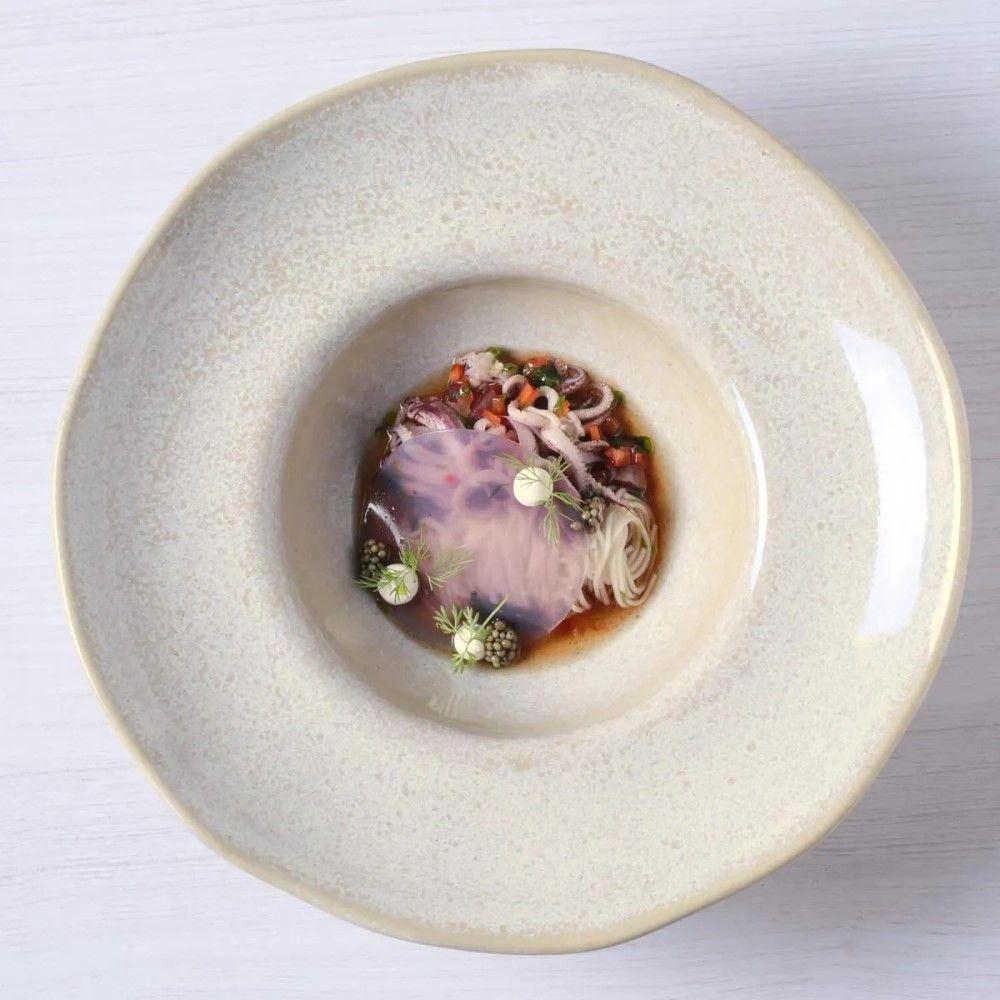 Conjunto De Pratos Para Massa/risoto 04 Peças Orgânico Latte Porto Brasil - 2