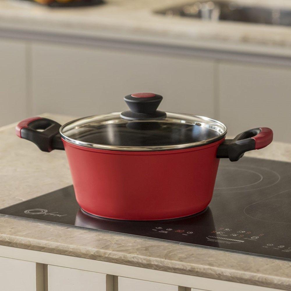 Caçarola Everyday 24 Cm 4,3 L Vermelha Em Alumínio Forjado Com Revestimento Antiaderente Indução - 3