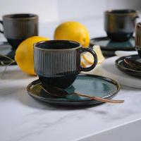 Conjunto De Xícara De Chá Empilhável Com Pires 06 Peças Linhas Oceano Porto Brasil - 2