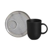 Conjunto De Canecas Com Pires 04 Peças Linhas Dust Porto Brasil - 5