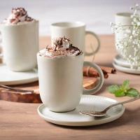 Conjunto De Canecas Com Pires 04 Peças Linhas Clay Porto Brasil - 3