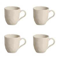 Conjunto De Canecas 04 Peças Orgânico Clay Porto Brasil - 1