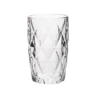 Conjunto De Copos De Vidro Para água 6 Peças 350 Ml Diamonds Lyor - 6