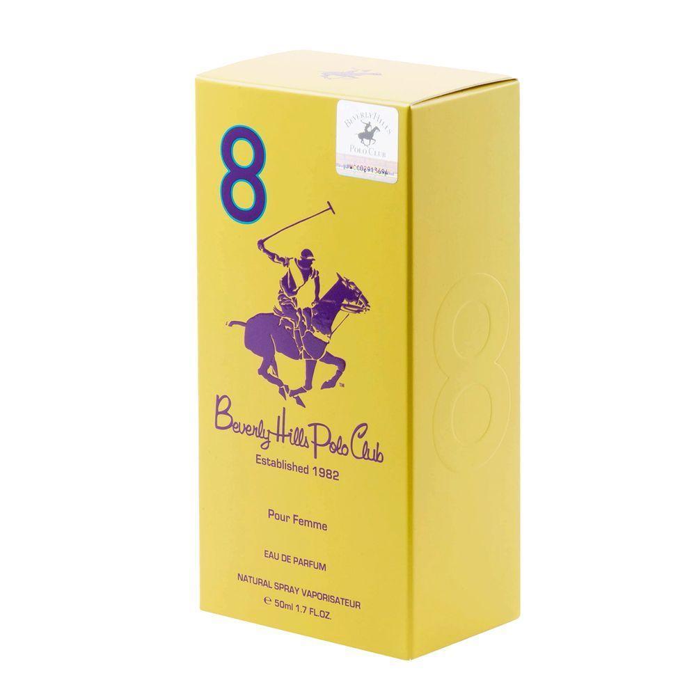 Beverly Hills Polo Club Eight Eau De Toilette - Perfume Feminino 50ml - 3