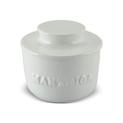 Manteigueira Francesa De Cerâmica 250 G Branca Ceraflame
