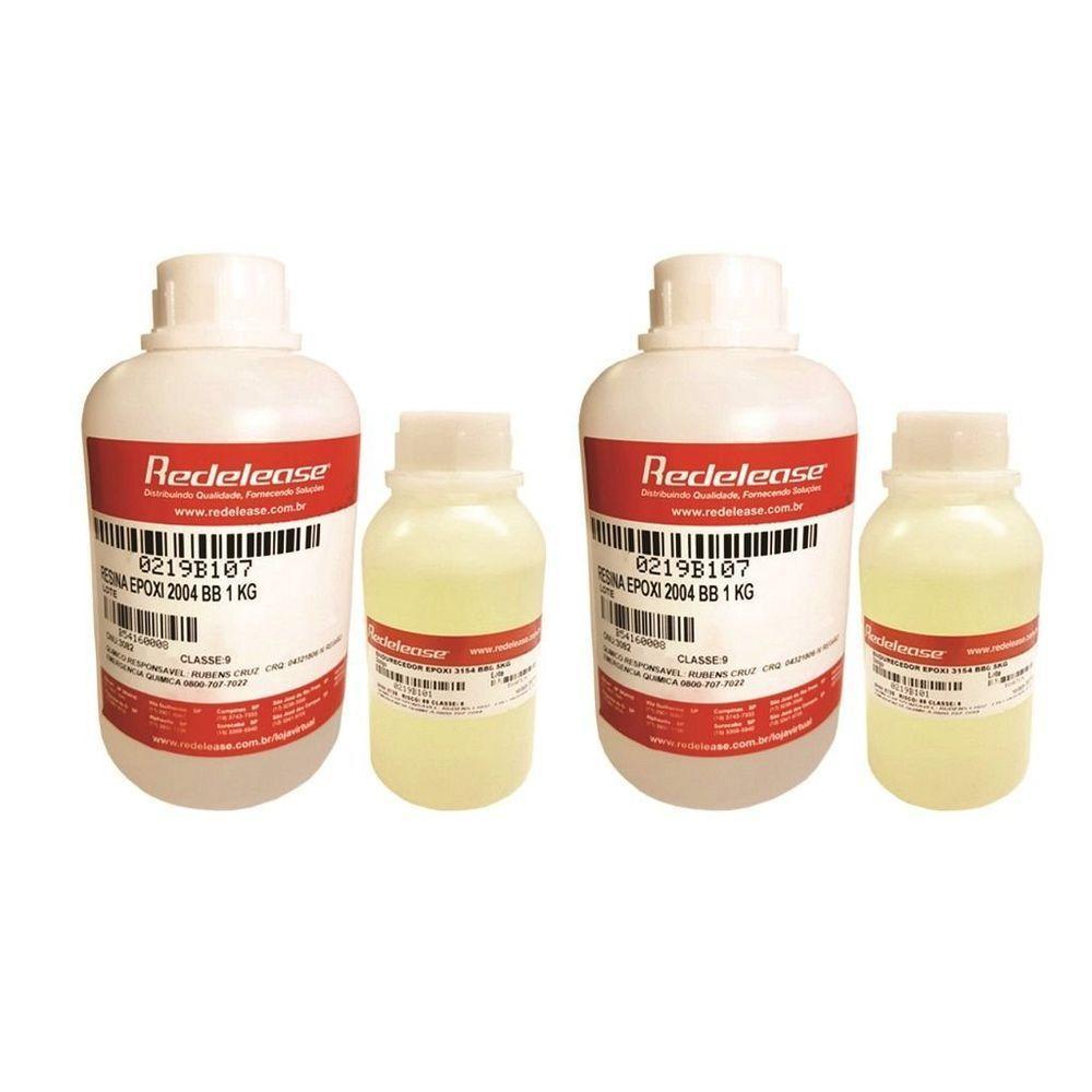 Resina Epoxi Transparente 2004 Kit 3kg - 1