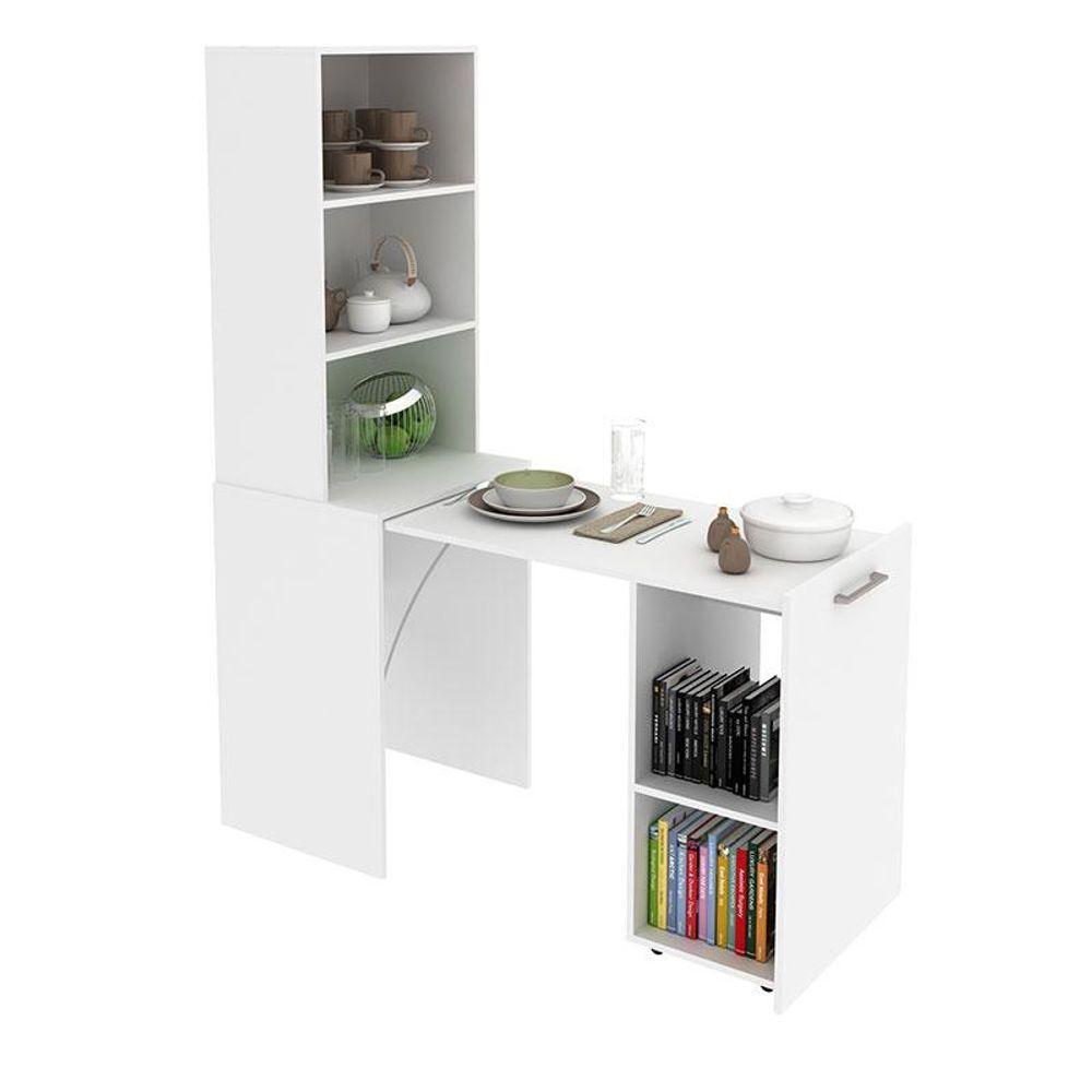 Mesa Dobrável Alta Me4171 Branco - Tecnomobili - 1
