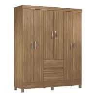 Cômoda London E Guarda Roupa Casal Flash 2 Amêndola Touch - Demóbile - 3