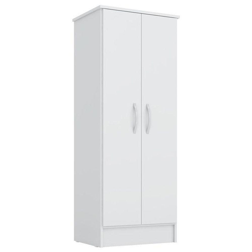 Cômoda Sapateira áurea E Armário Multiuso Viena Branco - Demóbile - 3