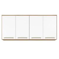 Armário 4 Portas Ponte Casal Irlanda 71190k Amêndola Branco - Demartêz - 3