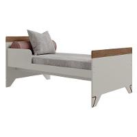 Berço Americano Retro Maya Com Cômoda Gaveteiro Emilly Off White Carvalho - Canaã - 3