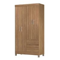 Cômoda Montevidéu E Guarda Roupa Solteiro Lótus Amêndola Touch - Demóbile - 3