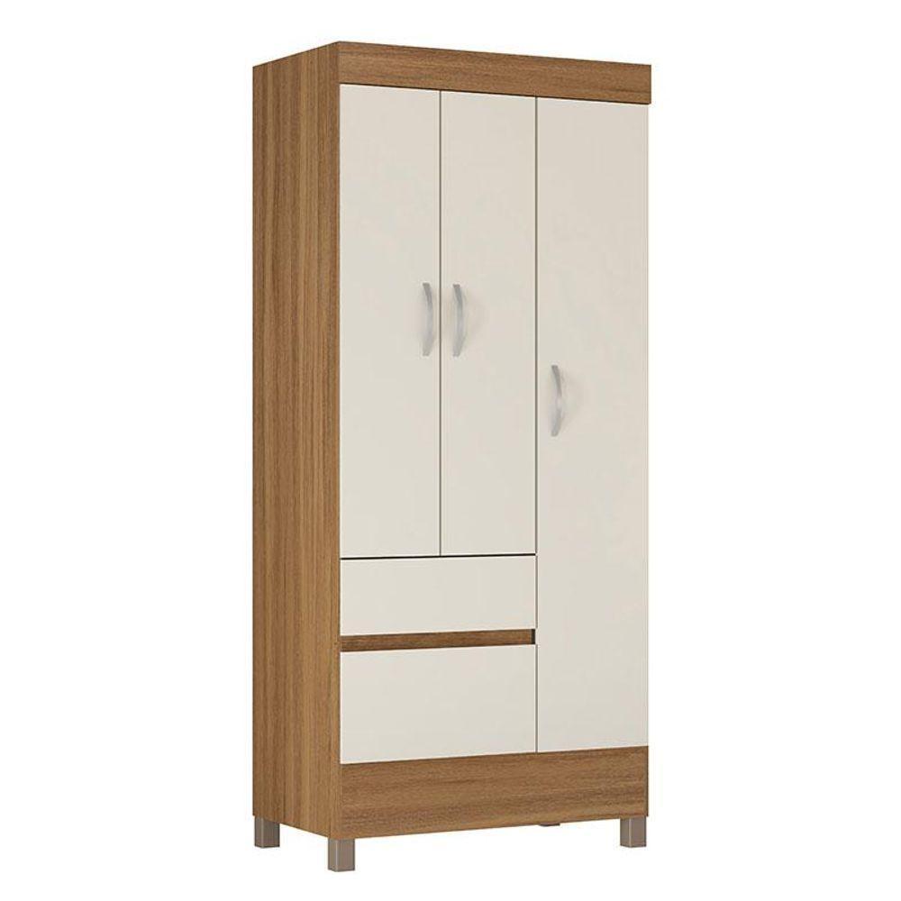 Guarda Roupa Solteiro Wind Amêndola Off White - Demóbile - 1