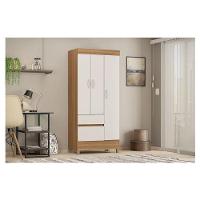 Guarda Roupa Solteiro Wind Amêndola Off White - Demóbile - 2