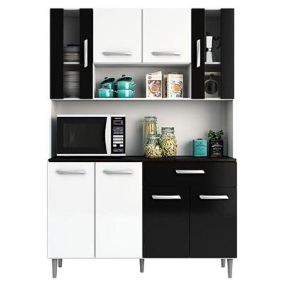 Kit De Cozinha Gabi Branco Preto - Poliman