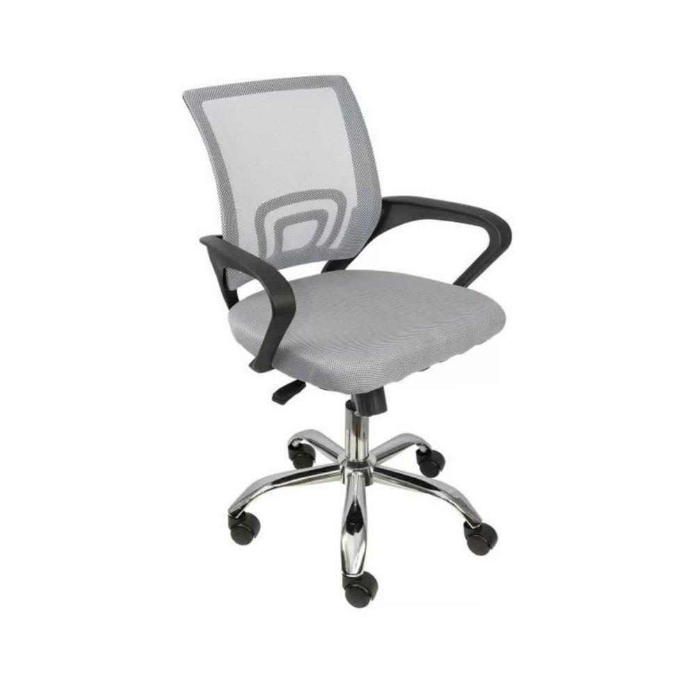 Kit 3 Cadeiras De Escritório Begonia Tela Mesh Ergonômico Cinza - 2