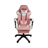 Cadeira Gamer Stillus Ergonômica Com Apoio Para Os Pés Rosa Chiclete - 5