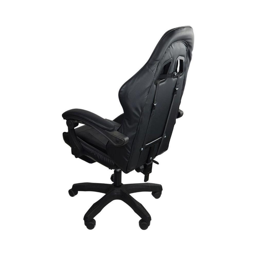 Cadeira Gamer Stillus Ergonômica Com Apoio Para Os Pés Preto - 2