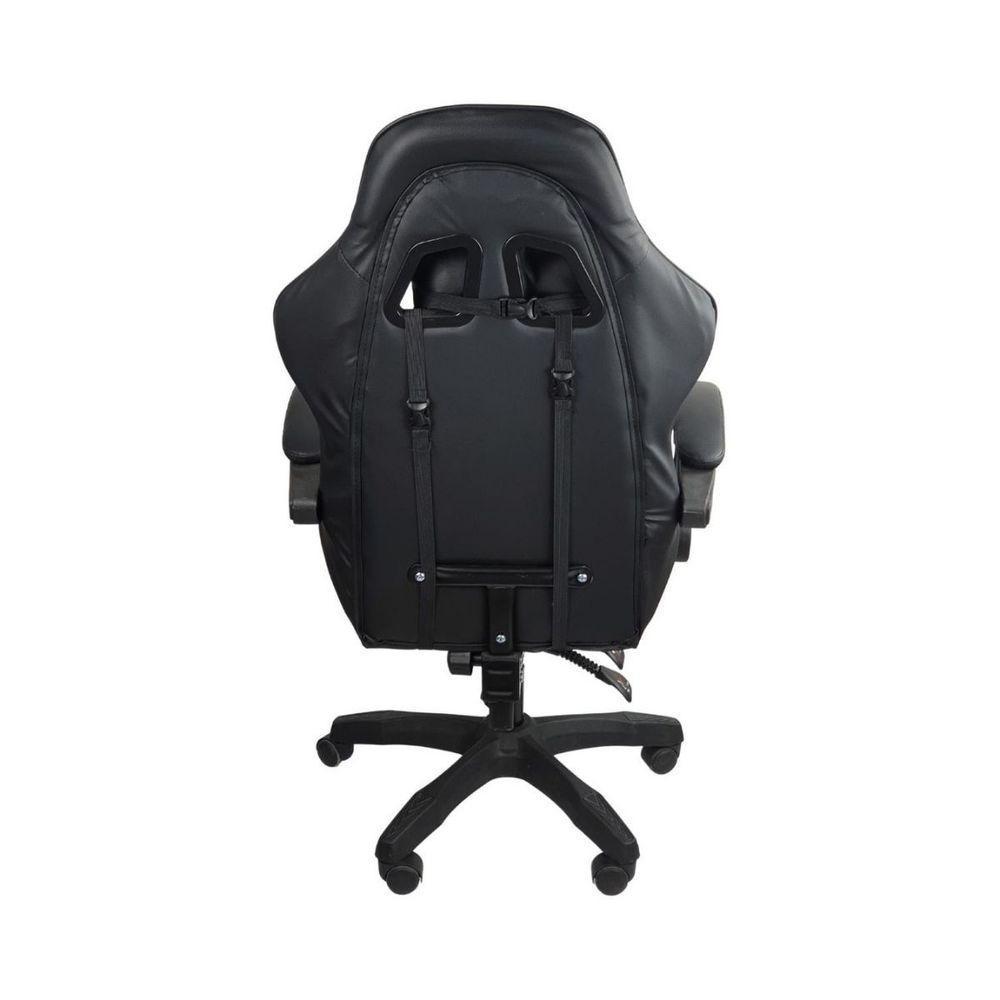 Cadeira Gamer Stillus Ergonômica Com Apoio Para Os Pés Preto - 3