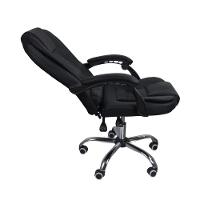 Cadeira De Escritório Presidente Reclinável Ergonômica Preto - 3