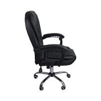 Kit 2 Cadeiras De Escritório Presidente Reclinável Preto