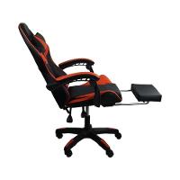 Cadeira Gamer Stillus Ergonômica Com Apoio Para Os Pés Vermelho - 3