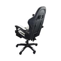 Cadeira Gamer Stillus Ergonômica Com Apoio Para Os Pés Preto E Branco - 2