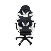 Cadeira Gamer Stillus Ergonômica Com Apoio Para Os Pés Preto E Branco - 5