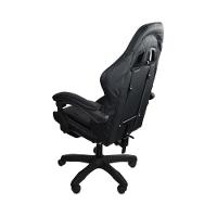 Kit 2 Cadeiras Gamer Stillus Ergonômica Com Apoio Para Os Pés Preto - 2