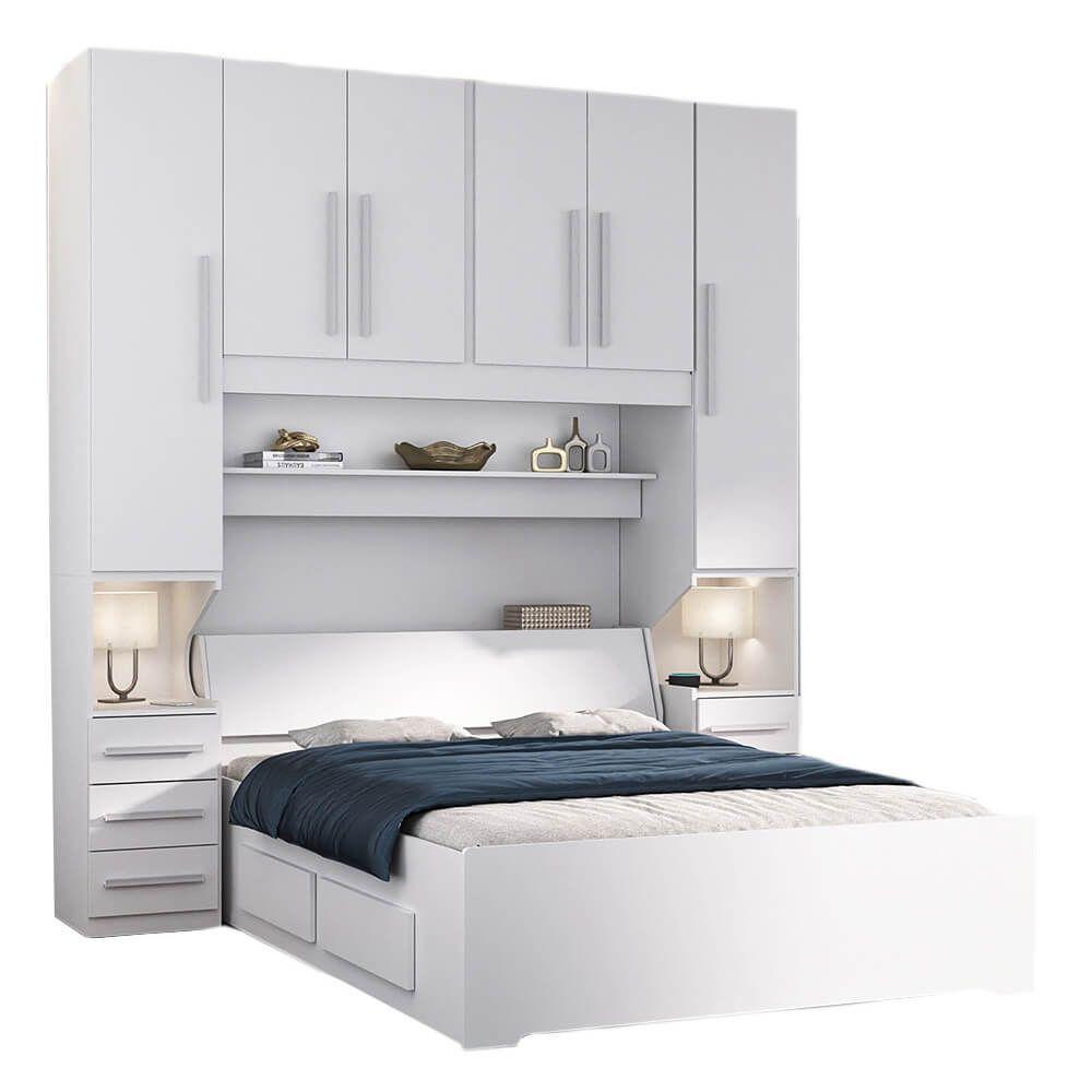 Dormitório Queen Size Sem Cama 1220s Branco - 1