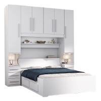 Dormitório Queen Size Sem Cama 1220s Branco - 1