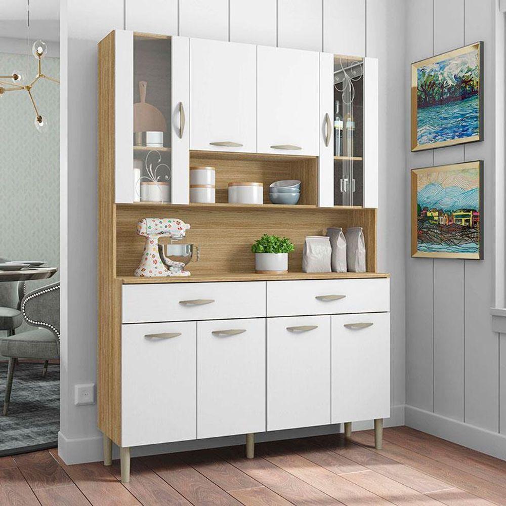 Kit Cozinha Golden 8 Portas Freijó Supremo - Kits Paraná - 2